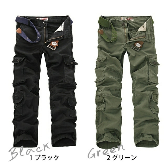 Zuo Si You Other - NEW Men's Cargo Z.S.Y Pants Zip Fly